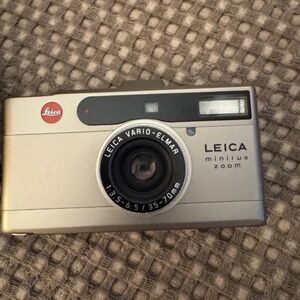 Leica Minilux Zoom With Soft Leica Case and Strap